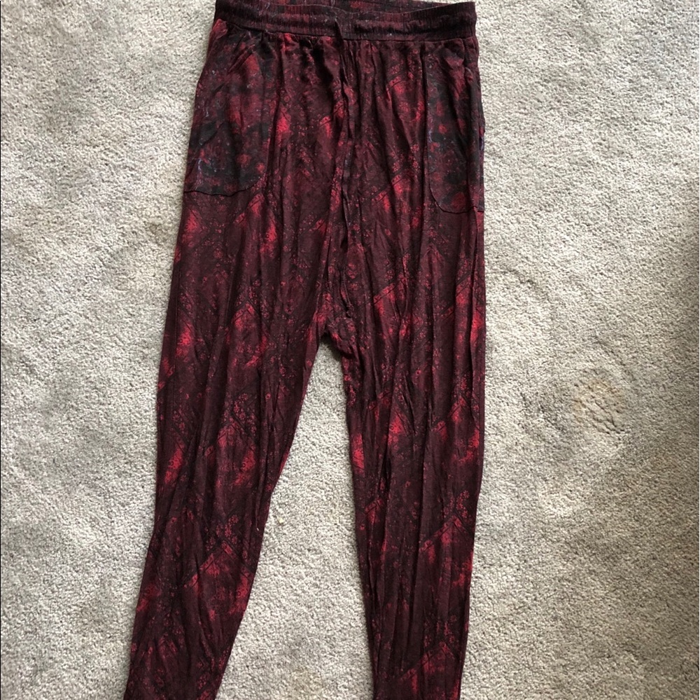 Drop crotch pattern pants